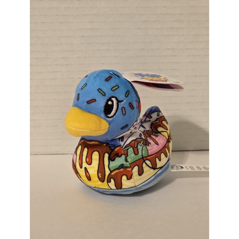 Pop Art Soft Plush 5 Duck Plush Sundae‎ Duck NEW with Tags